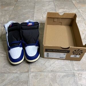 Air Jordan 1 Retro Rare Air GS Shoe Size 6.5Y White FD1437-100 Preowned